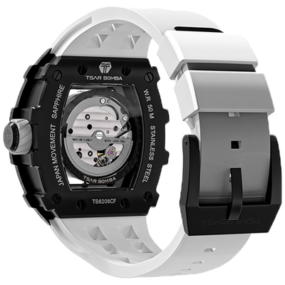 30 Meters Custom Waterproof Watch Carbon Fiber Forged Men'S Wrist Watches