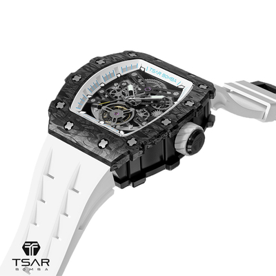 30 Meters Custom Waterproof Watch Carbon Fiber Forged Men'S Wrist Watches