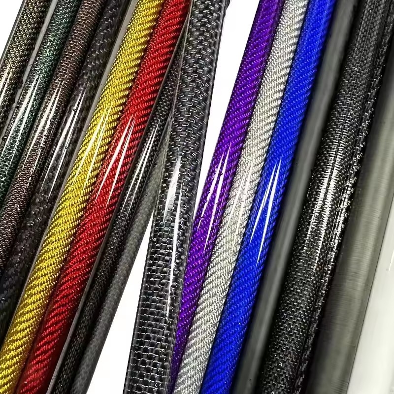 20mm 3k weaving carbon fibre tube 50mm 65mm 70mm 75mm carbon fiber rod/tubing