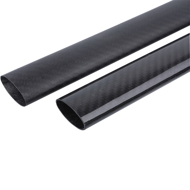 T400 T800 Machined Carbon Fiber Square Tube 20mm Oval Rectangular