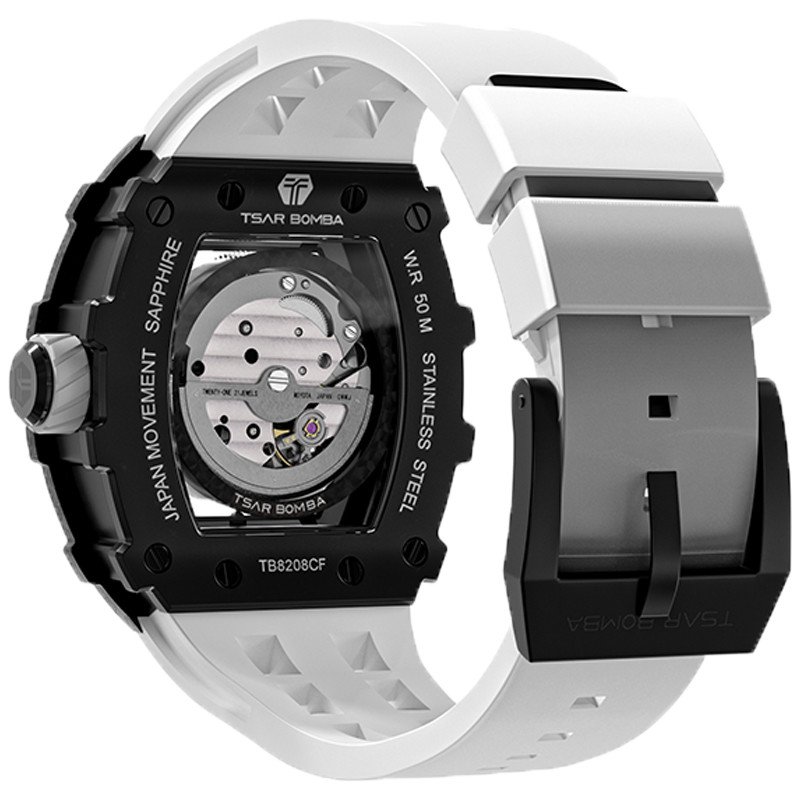 30 Meters Custom Waterproof Watch Carbon Fiber Forged Men'S Wrist Watches