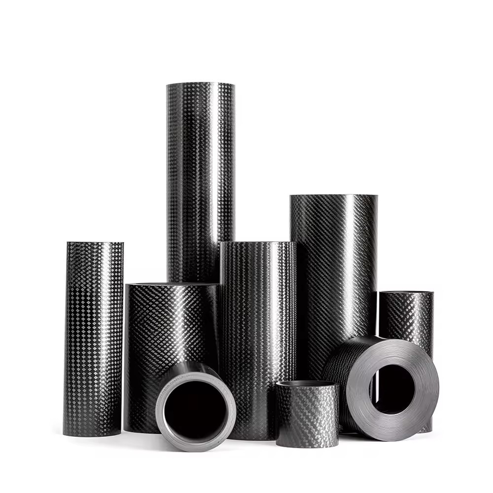 Chinese Factory Custom Shape 3K Carbon Fiber Tube,CNC Cutting Carbon Fiber Pole